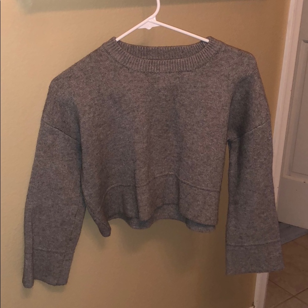 Shaci Blue cropped sweater